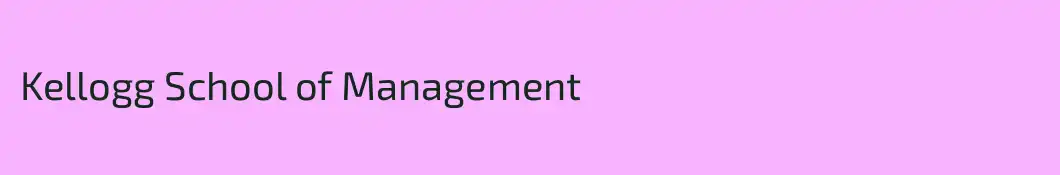 Kellogg School of Management